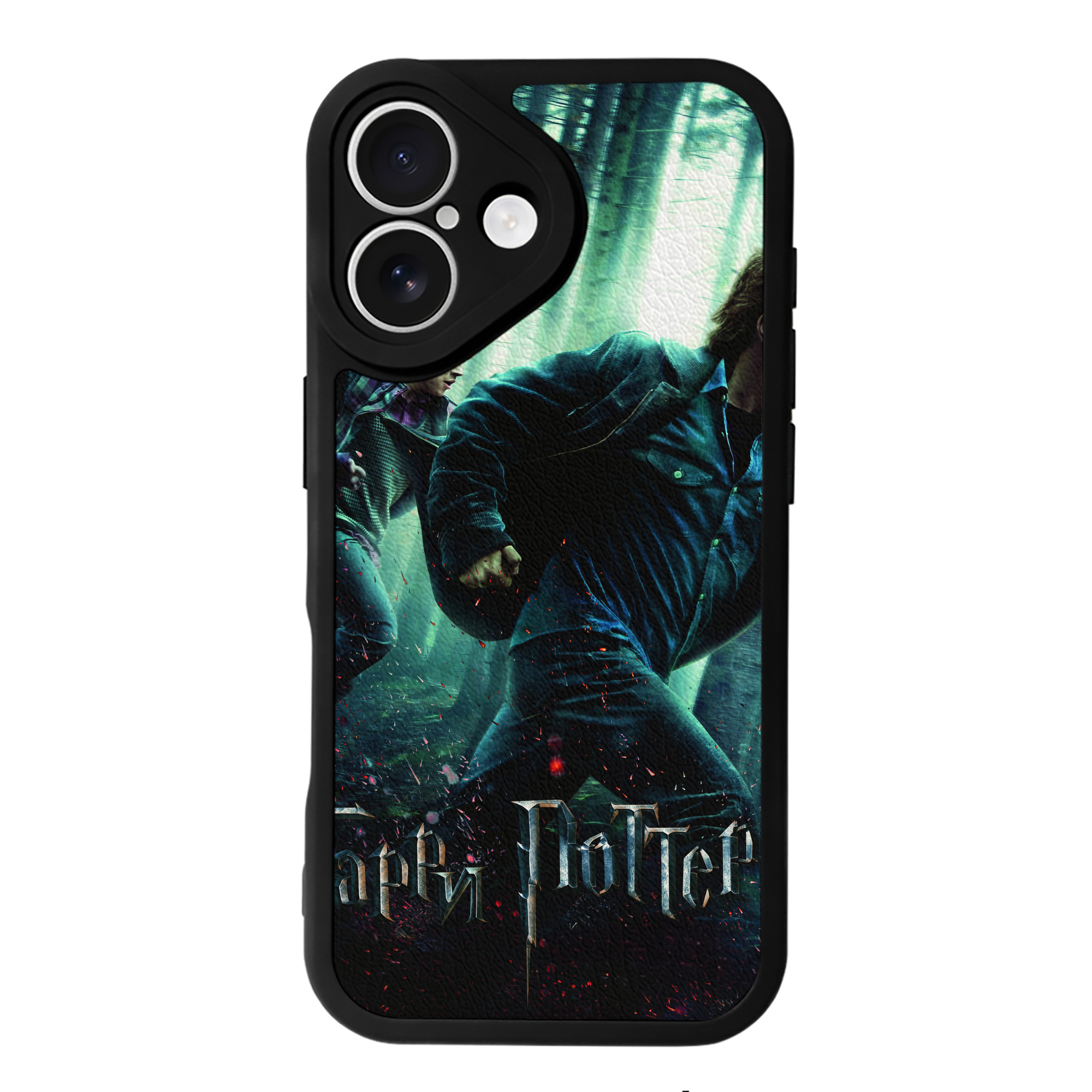 （画像用） Harry Potter ハリー・ポッターシリーズ 【iPhone 16シリーズ対応】シリコンスマホケース（レザー調） 材質：シリコン
